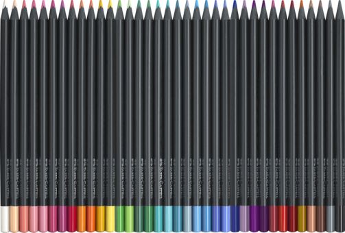 Faber-Castell Buntstifte Black Edition 36er Kartonetui 