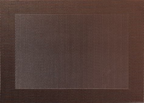 ASA Selection Pvc Tischset braun mit gewebtem Rand 46x33 cm 