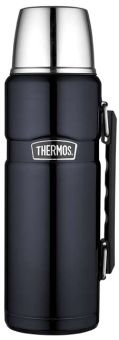 Thermos Isolierflasche Stainless King Edelstahl lackiert midnight blue 1,2 L 