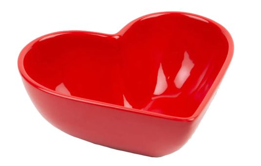 Doiy Keramikschale Herz Love Red 
