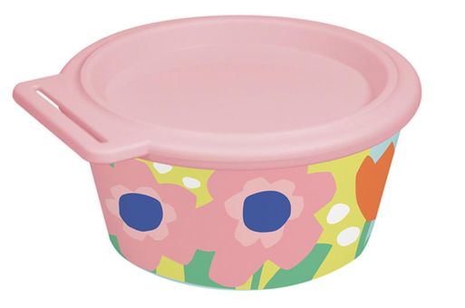 Koziol Schale 250ml mit Deckel Nora Box Blooms sweet pink 