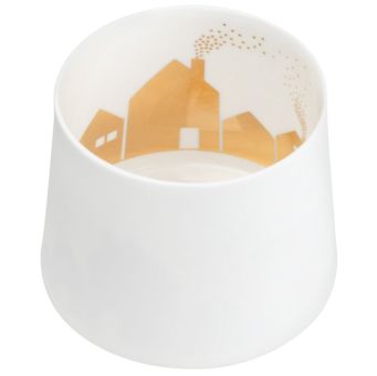 Räder Living Schattenspiel Stadt Ø 7,5 cm H 6,5 cm gold 