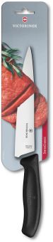 Victorinox Tranchiermesser Fibrox schwarz 19 cm Blister 