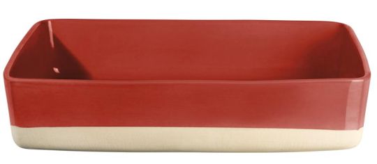 ASA Selection Auflaufform Rechteckig, Rot Grande, L. 360mm, B. 260mm, H. 75mm 