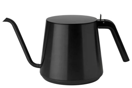 Stelton Nohr Gooseneck Wasserkessel black metallic 