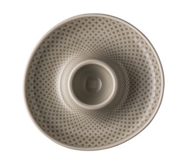 Rosenthal Selection Junto Pearl Grey Eierbecher mit Ablage 