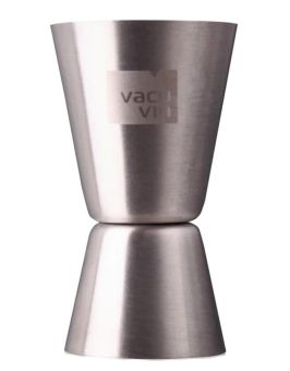 Vacu Vin Barmaß Double Jigger 15/30 ml, Edelstahl 