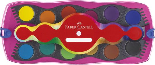 Faber-Castell Farbkasten Connector 12 Farben Einhorn 