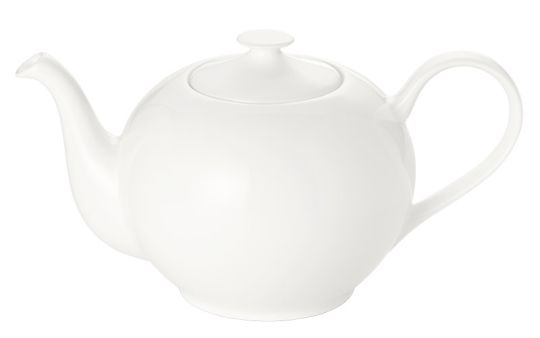 Dibbern Fine Bone China Weiss Classic Teekanne rund 1,3 L 