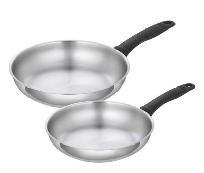 Kuhn Rikon Classic Bratpfannen Set unbeschichtet Ø 24 + 28 cm 