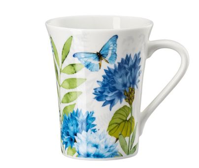 Hutschenreuther Becher mit Henkel Nora Wild Flowers Kornblume 