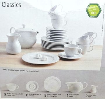Kahla Kaffee Set 27-tlg. 