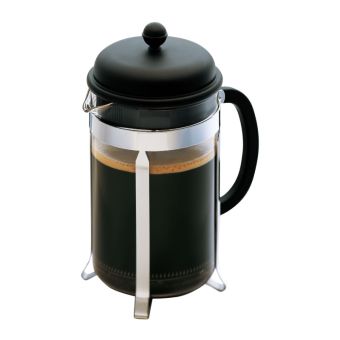 Bodum Kaffeebereiter 12 Tassen 1,5 L Caffettiera schwarz 
