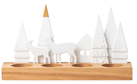 Räder Lichtobjekt Wald 25x7x13,5cm 