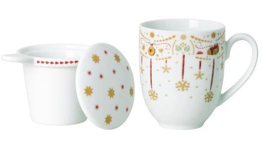 Hutschenreuther Tee-Becher Set 3tlg Christmas Love 