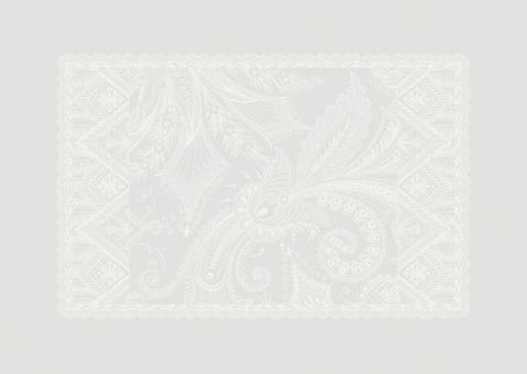 Garnier-Thiebaut Tischset Grace Bicolore Perle 54x39 cm 