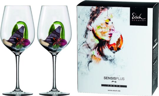 Eisch Superior Sensis plus Rotweinglas 500/2 - 2 Stück Geschenkkarton 