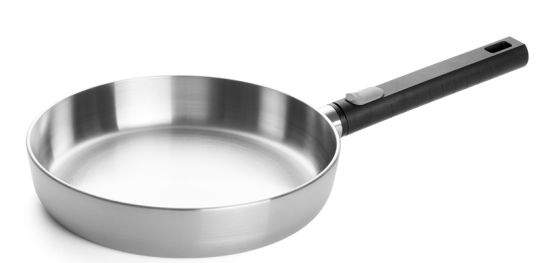 Woll Logic Steel Bratpfanne, Ø 24 cm, 5 cm hoch abnehmbarer Stiel 