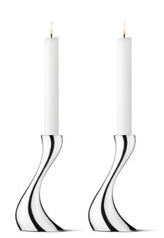 Georg Jensen Kerzenhalter 2er-Set klein Cobra 