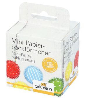 Birkmann Papierbackförmchen 100 Stk. gemustert 
