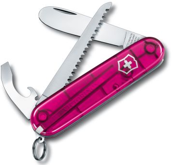 Victorinox Taschenwerkzeug transparent rot My First 