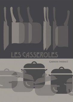 Garnier-Thiebaut Geschirrtuch Les Casseroles Charbon 50x70 Cm 100% Baumwolle 
