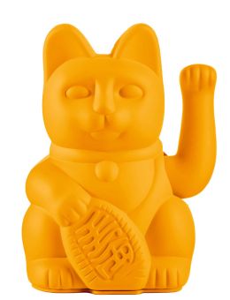 Donkey Winkekatze Classic Lucky Cat Dunkelgelb 