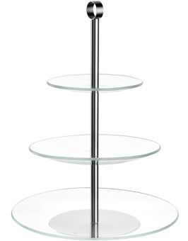 Leonardo Etagere 3tlg. silber CENA 