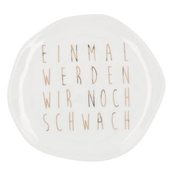 Räder Kleiner Teller Einmal werden wir noch schwach D.14cm 