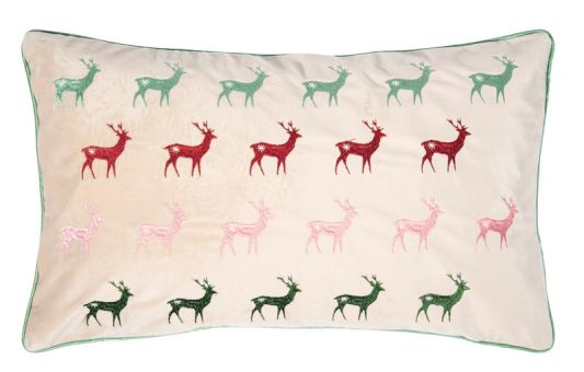 pad Kissenhülle 30x50 cm Reindeer deer 100% Polyester 