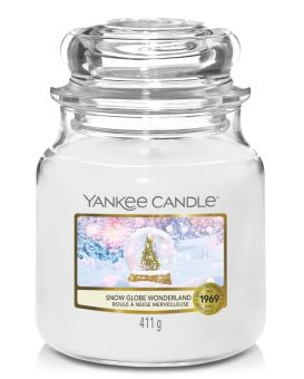 Yankee Candle Jar mittel Snow Globe Wonderland 