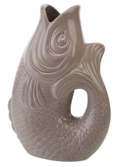 Gift Company Monsieur Carafon Fisch Vase L sandstone 2,7 L 