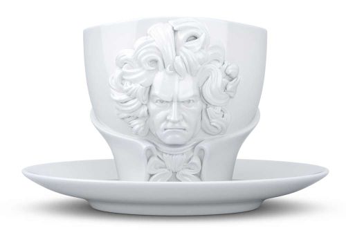 Fiftyeight Products Talent Tasse Ludwig van Beethoven weiß 