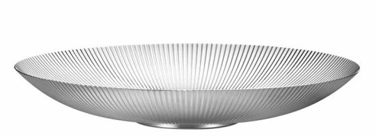 Georg Jensen Schale flach 32 cm Bernadotte Edelstahl 