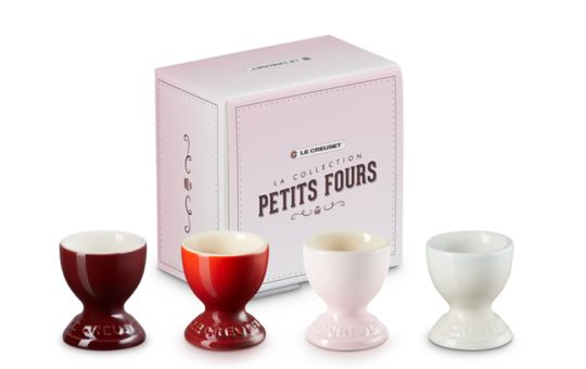 Le Creuset Eierbecher Klassik 4er-Set Petits Fours 