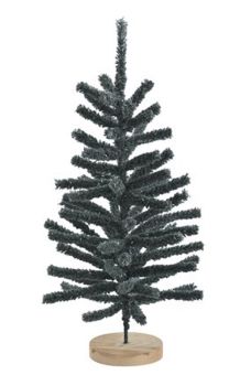 Gift Company Silva Deko-Weihnachtsbaum beflockt H45 cm grau 