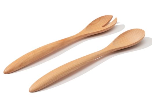 Bodum Salatbesteck-Set gross Nissen Buche 