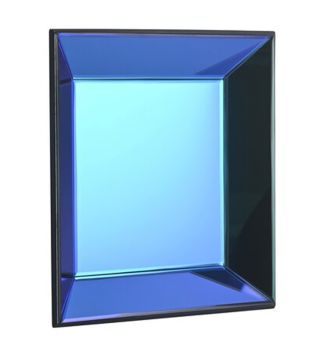 Gift Company Miroir Spiegeltablett/Wanddeko blau 