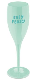 Koziol Superglas 100ml mit Druck Cheers No. 1 Easy Peasy sweet green 