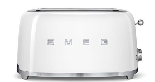 Smeg Toaster 2-Schlitz lang Weiß 