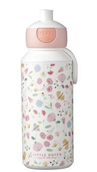 Mepal Trinkflasche Pop-Up Campus 400 ml Flowers & Butterflies 