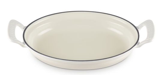 Le Creuset Ovale Pfanne Modern Heritage 28 cm Meringue 
