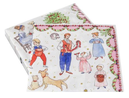 Hutschenreuther Servietten 33x33/20 Sammelkollektion 2026 Weihnachtsschmaus 