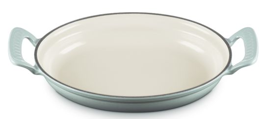 Le Creuset Ovale Pfanne Modern Heritage 28 cm Sea Salt 