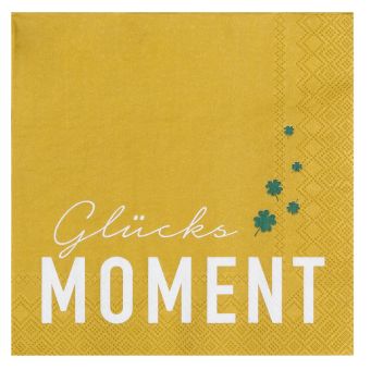 Räder Serviette 33x33cm Glücksmoment 