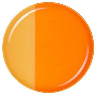 ASA Selection Dessertteller, Orange Smoothie Joy, L. 220mm, B. 220mm, H. 26mm 
