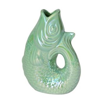 Gift Company Monsieur Carafon Fisch Vase XS rainbow mint 0,2 L 