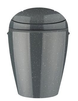 Koziol Schwingdeckeleimer 2l Del XS recycled ash grey 