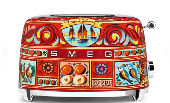 Smeg Toaster 2-Scheiben Dolce & Gabbana TSF01DGEU 