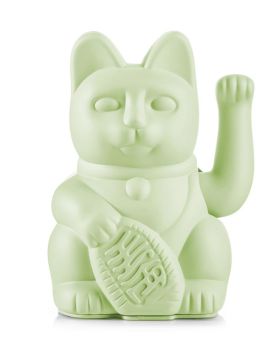 Donkey Winkekatze Lucky Cat Light Green 